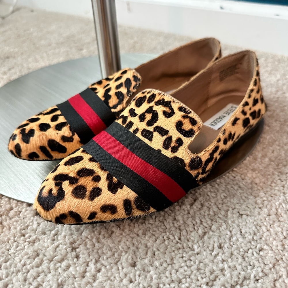 Steve Madden Leopard Print Loafers
